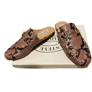 Steve Madden SnakeSkin Mules Sz 7